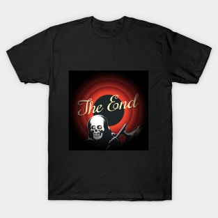 Horror Movie colored Ending Screen T-Shirt